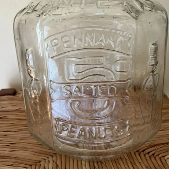 Vintage Glass Planter’s Peanut Jar - Picture 2 of 10